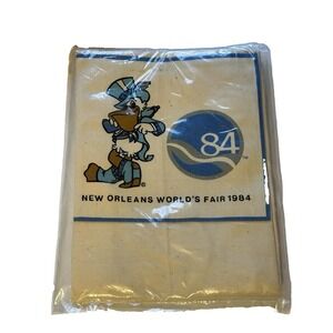 1984 New Orleans World's Fair Pelican Kitchen Cooking Apron Vintage New JS
